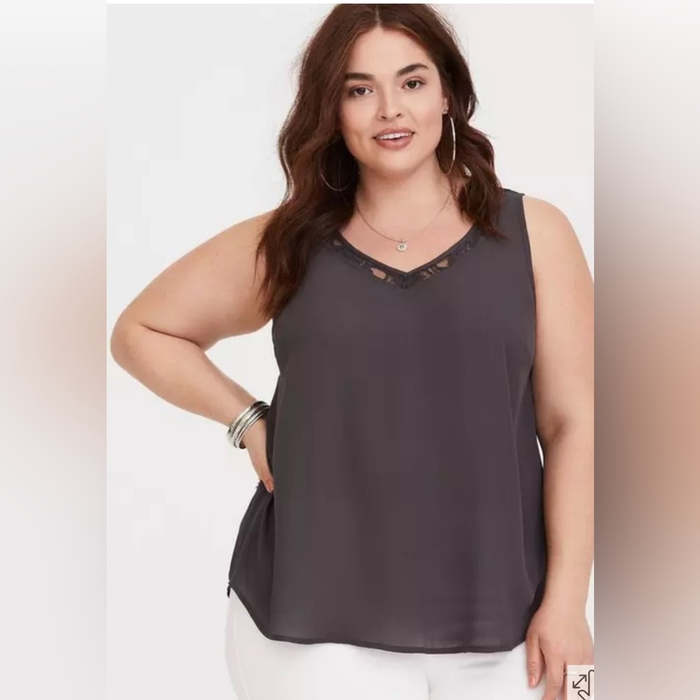 Torrid Georgette Tank